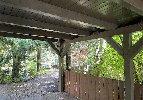 Carport Innenansicht