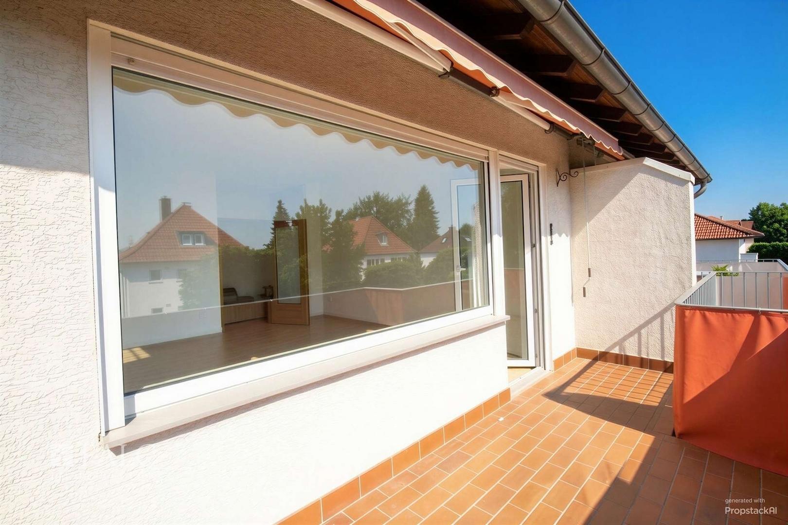 Großzügiger Balkon