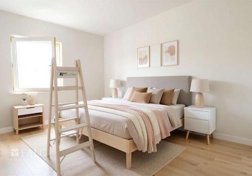 EG- Whg.5 : 1x Schlafzimmer - (KI generiert)