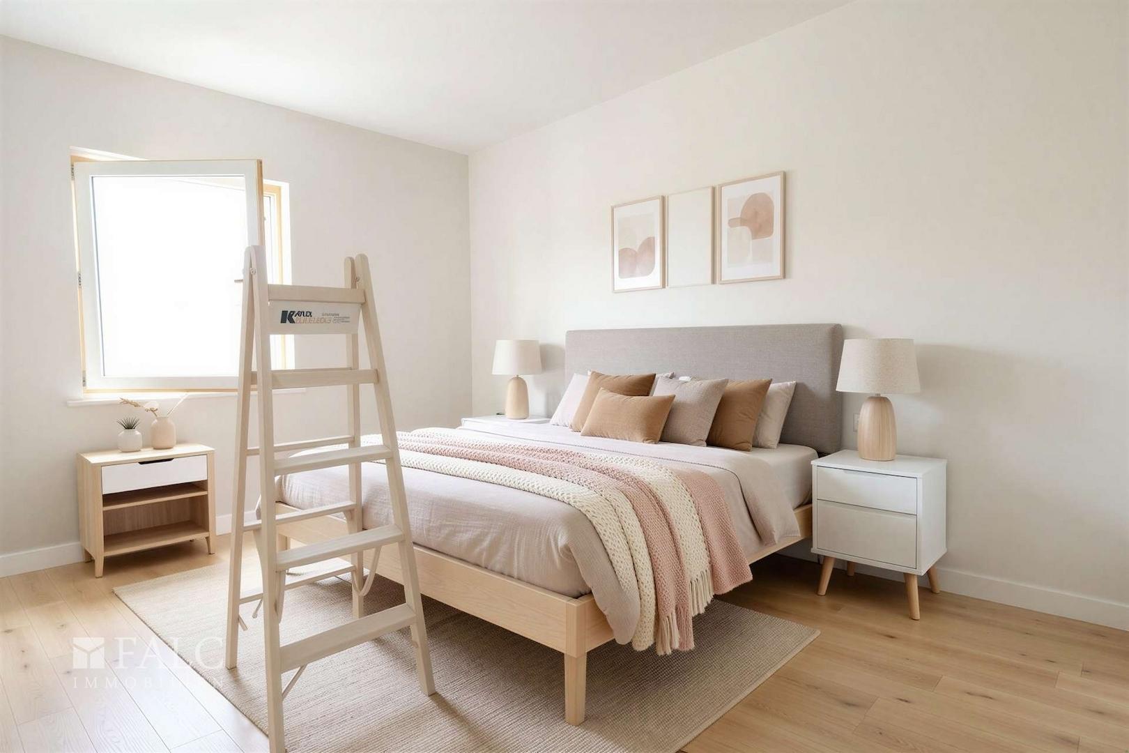EG- Whg.5 : 1x Schlafzimmer - (KI generiert)