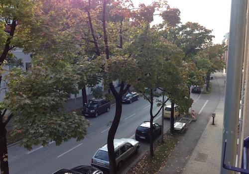 Blick vom Balkon