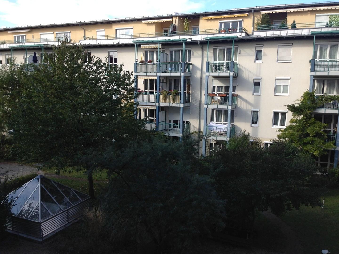 Blick in den Hinterhof
