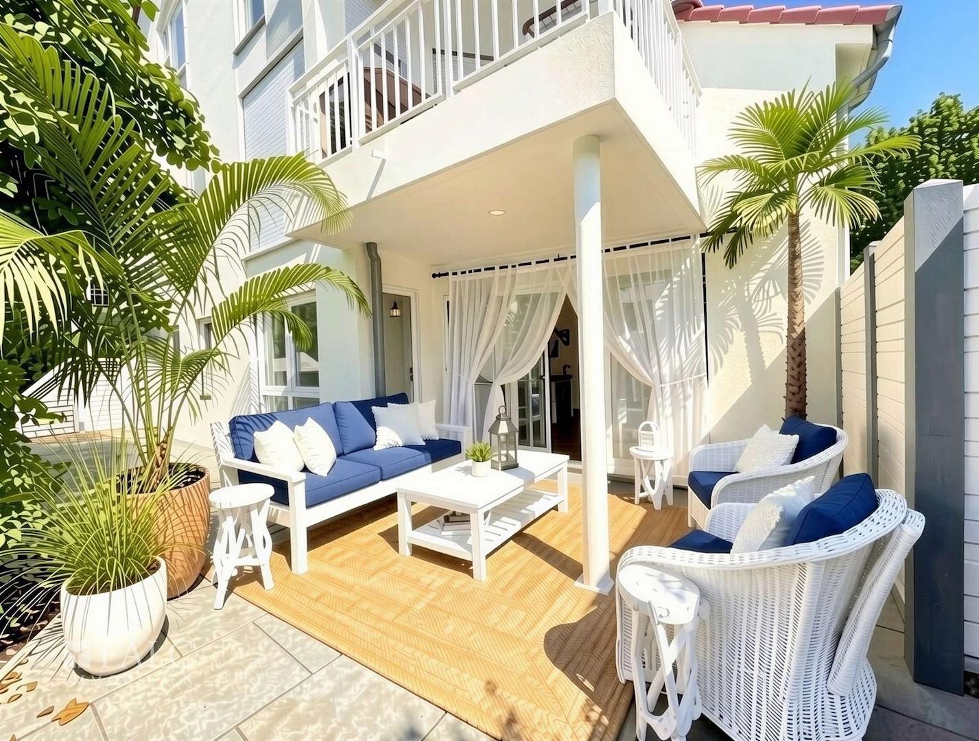 Terrasse - möbiliert