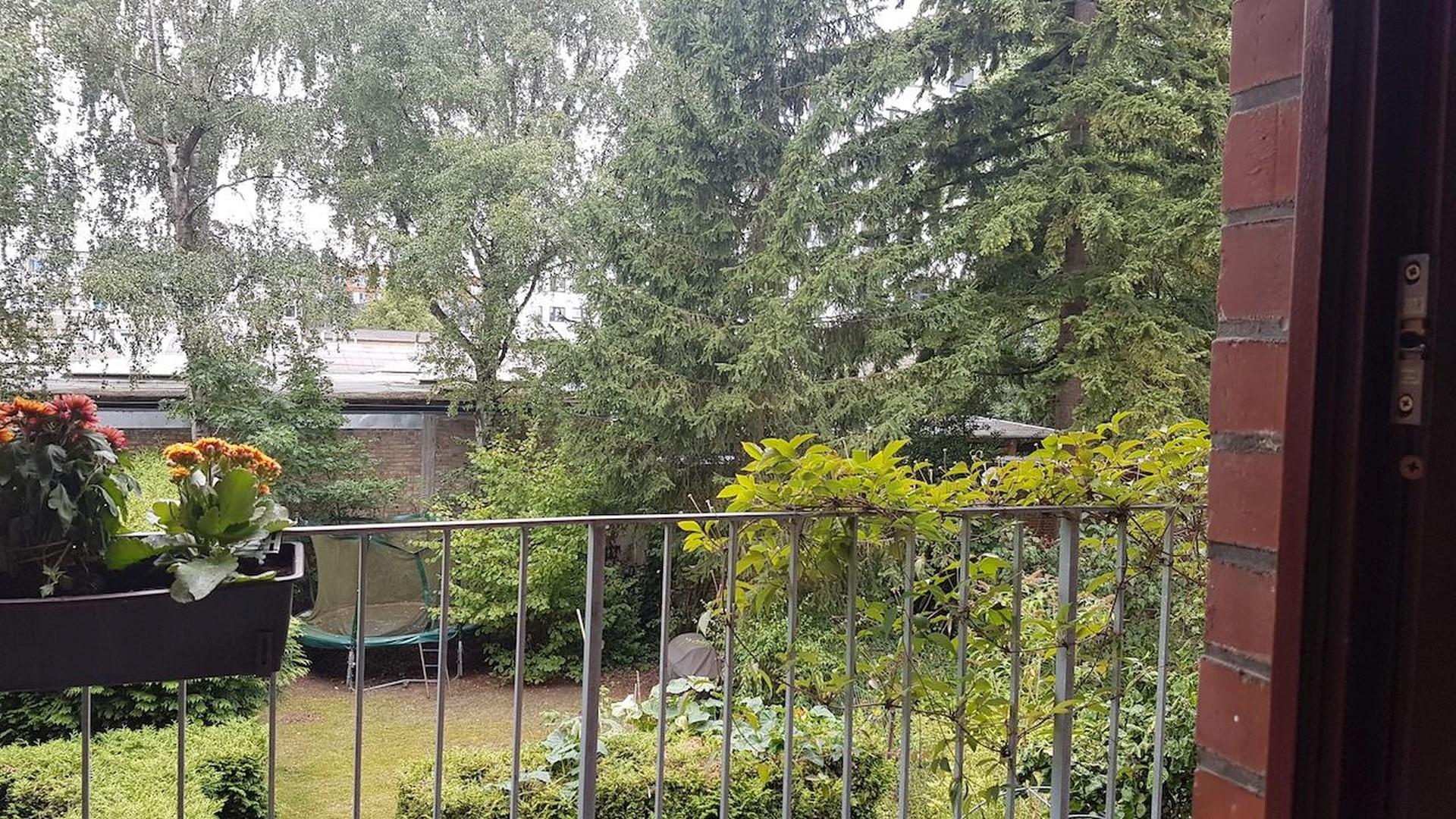 Blick vom Balkon