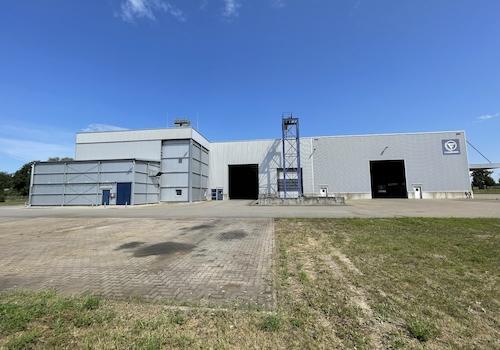 Produktionshalle Südseite