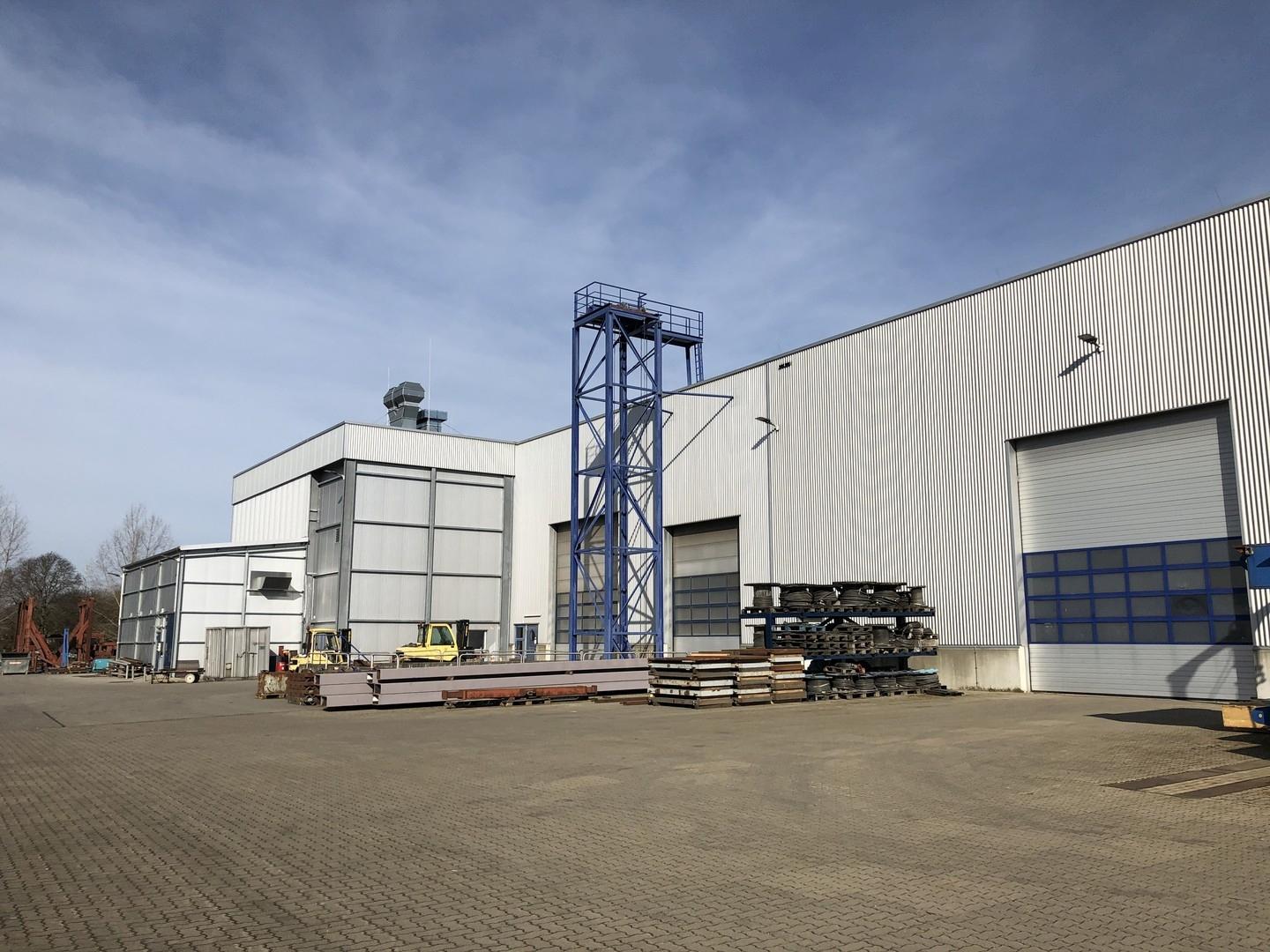 Produktionshalle Südostseite