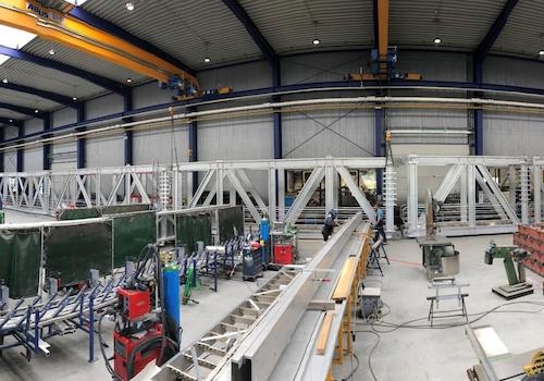 Innenansicht Produktionshalle 