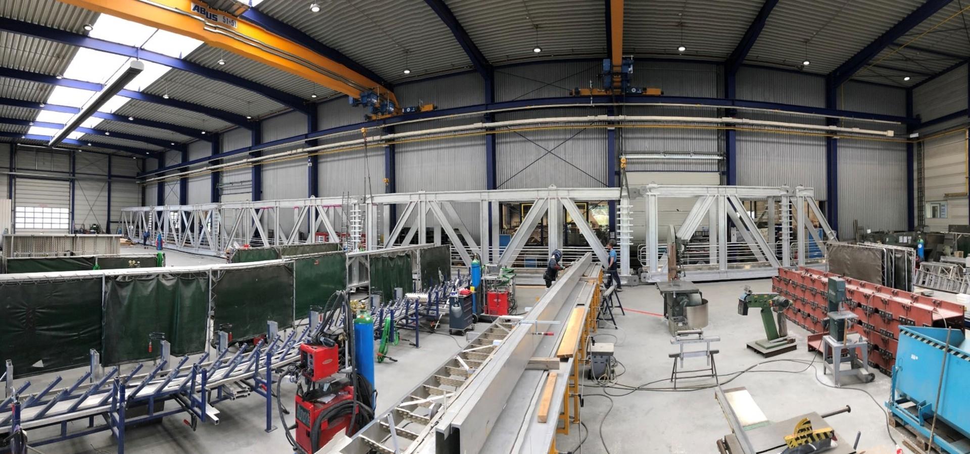 Innenansicht Produktionshalle 