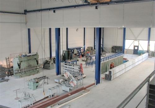Seitenschiff Produktionshalle