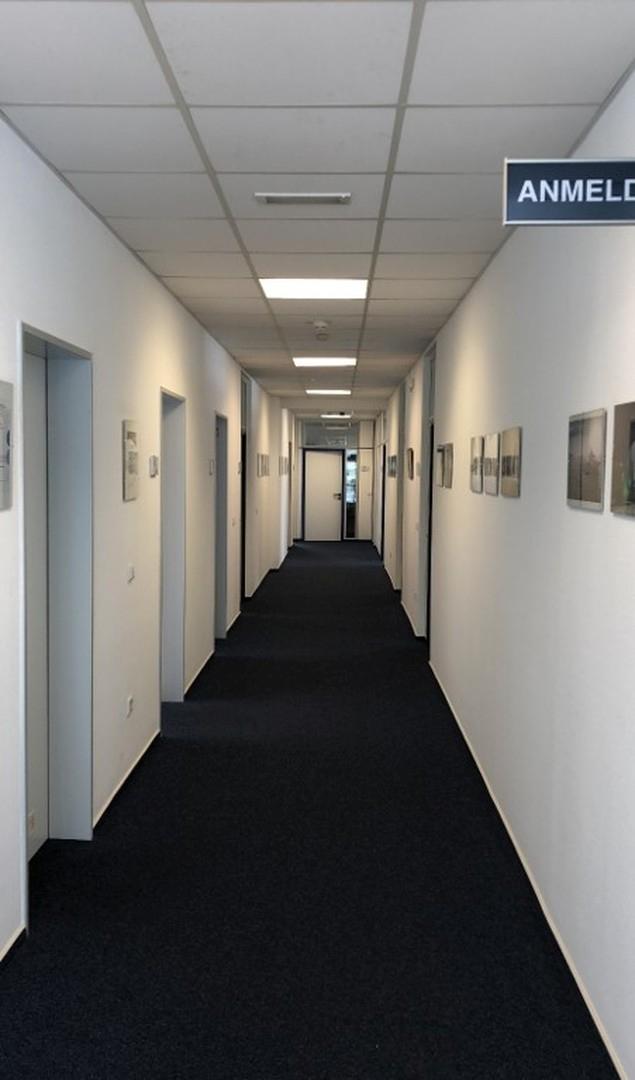 Flur Verwaltungsgebäude