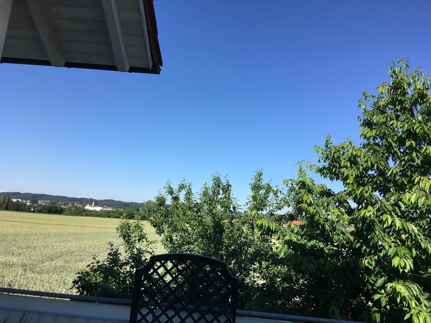 Teilweise Bergblick 
