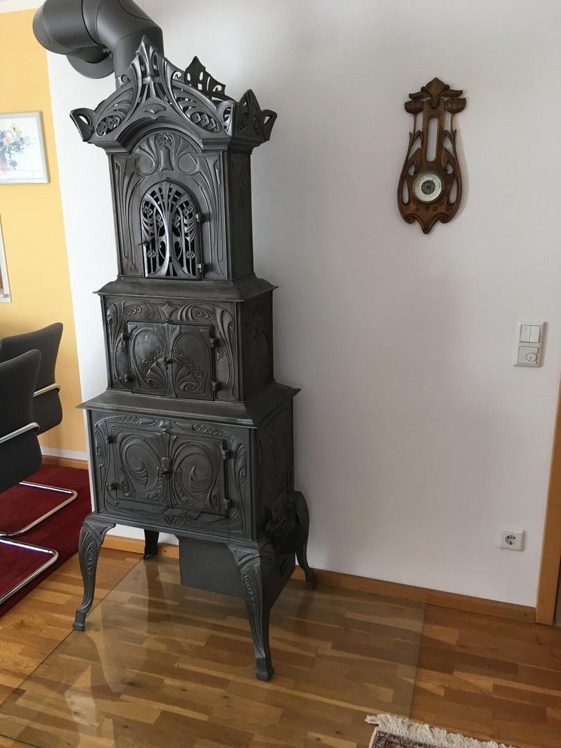 antiker Jugendstilkaminofen 