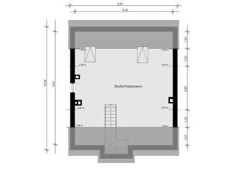 Grundriss Dachgeschoss