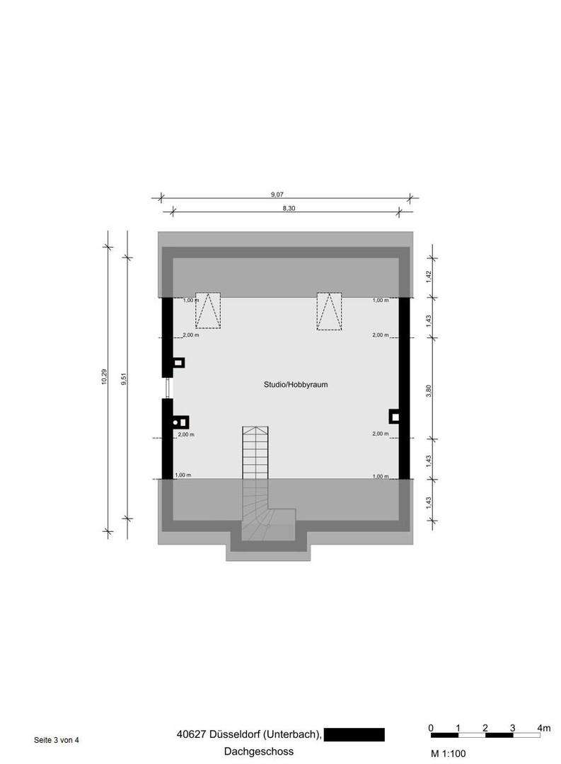 Grundriss Dachgeschoss