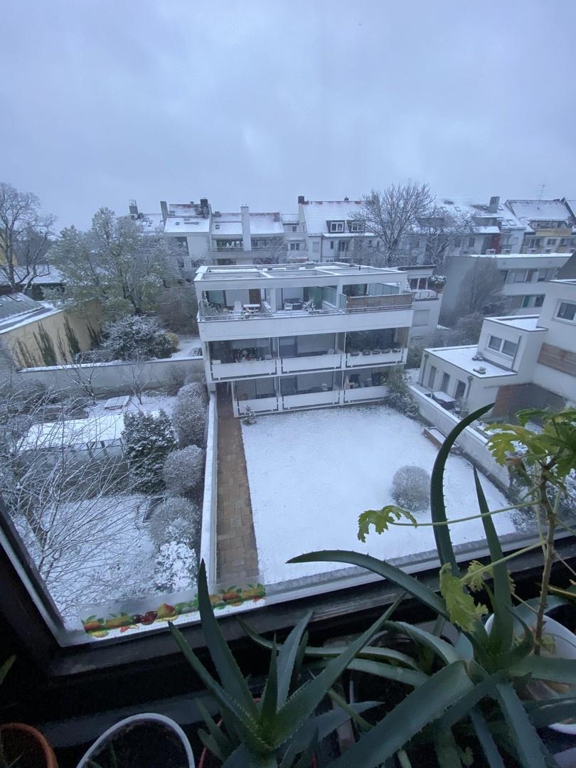Blick aus Schlaf/ Küchenzimmer