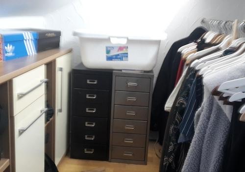 begehbarer Kleiderschrank