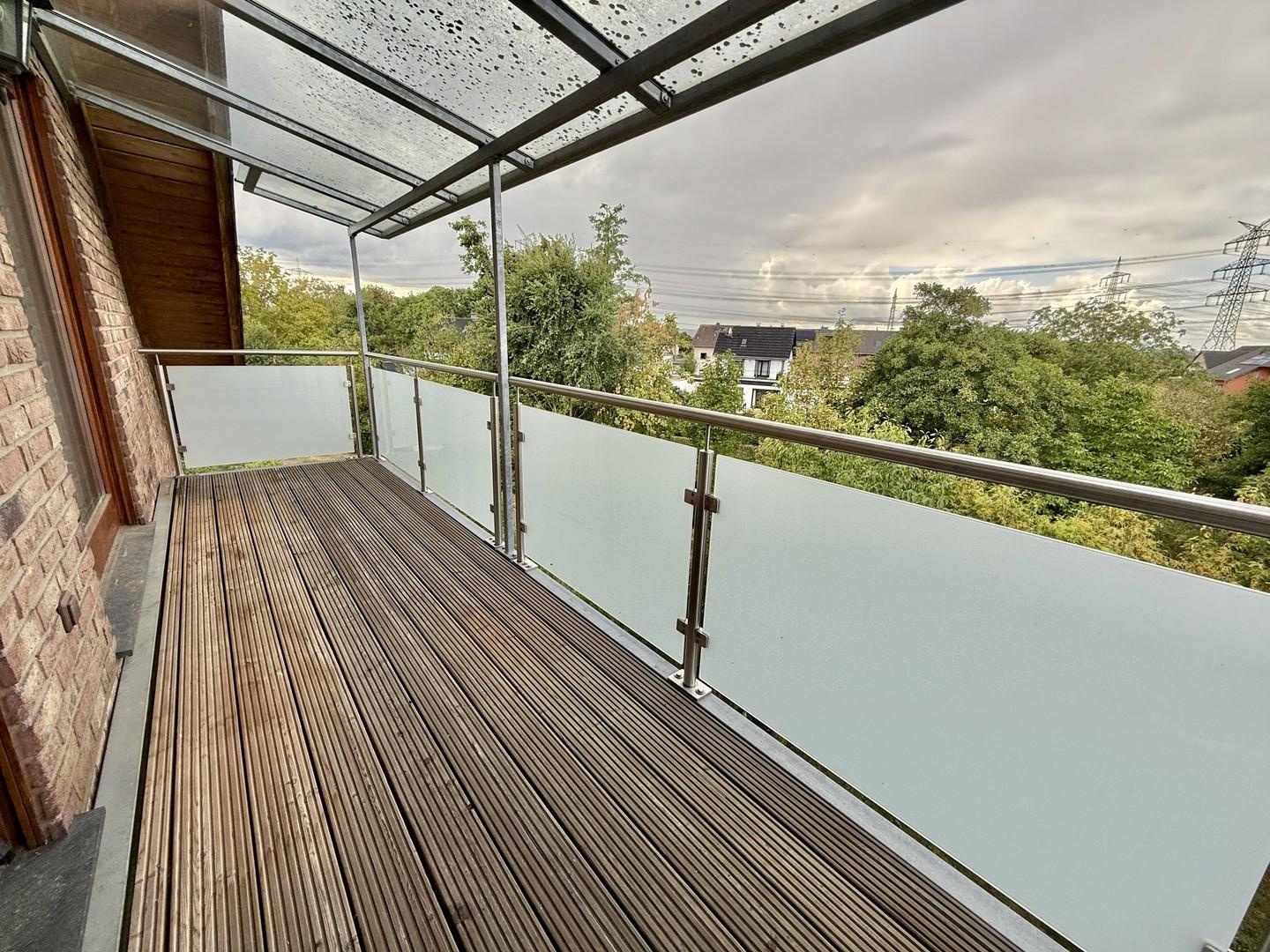 Balkon mit Aussicht