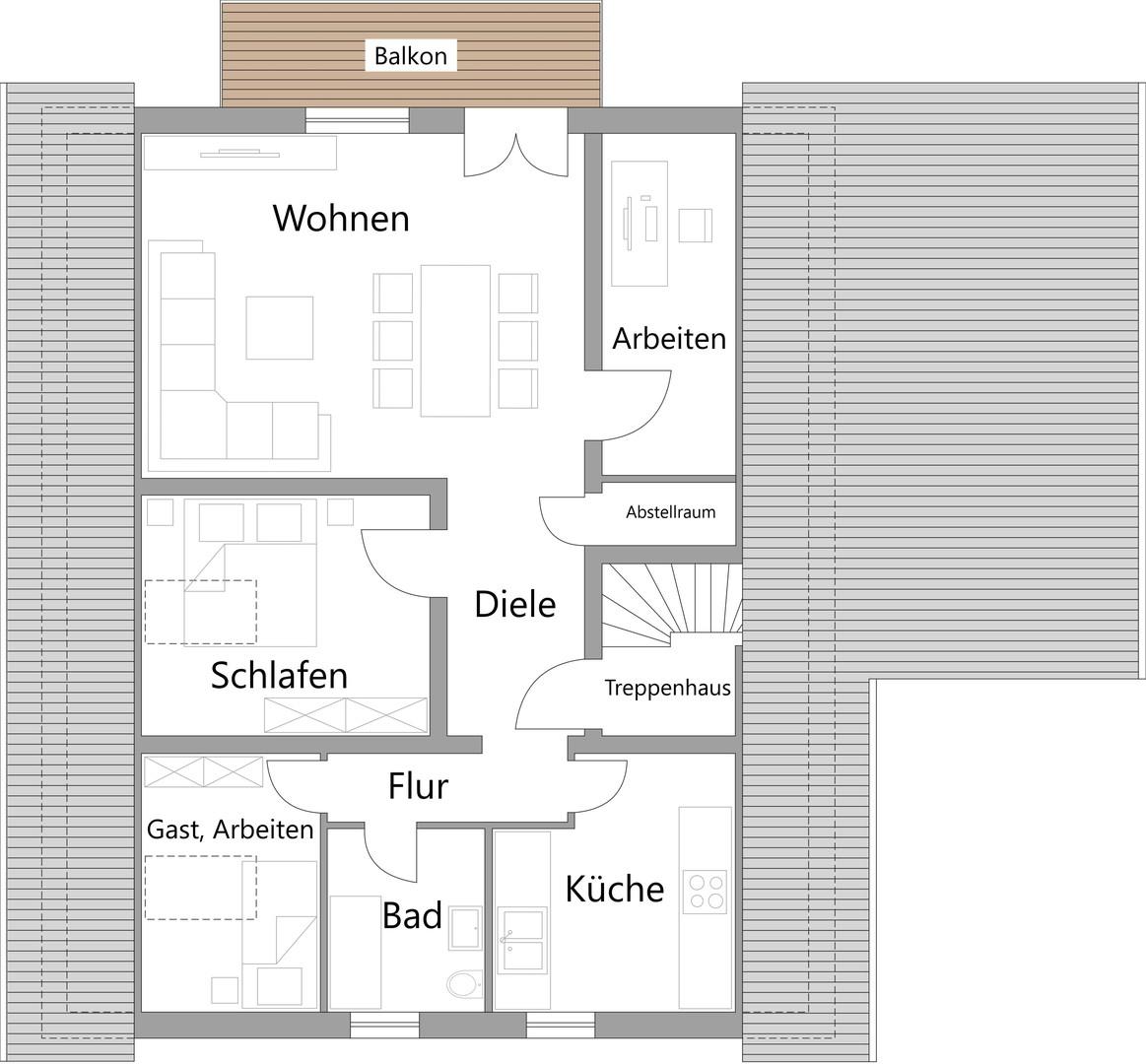 Grundriss DG
