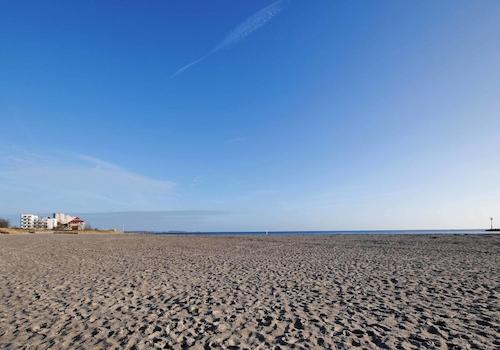 Strand vor der Tür