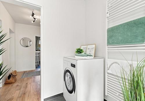Badezimmer Waschmaschine