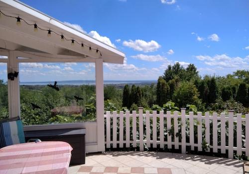 teilüberdachte Terrasse 34m2
