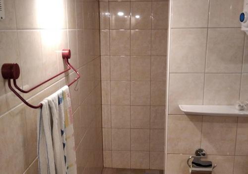 Ferienhaus Dusche mit WC