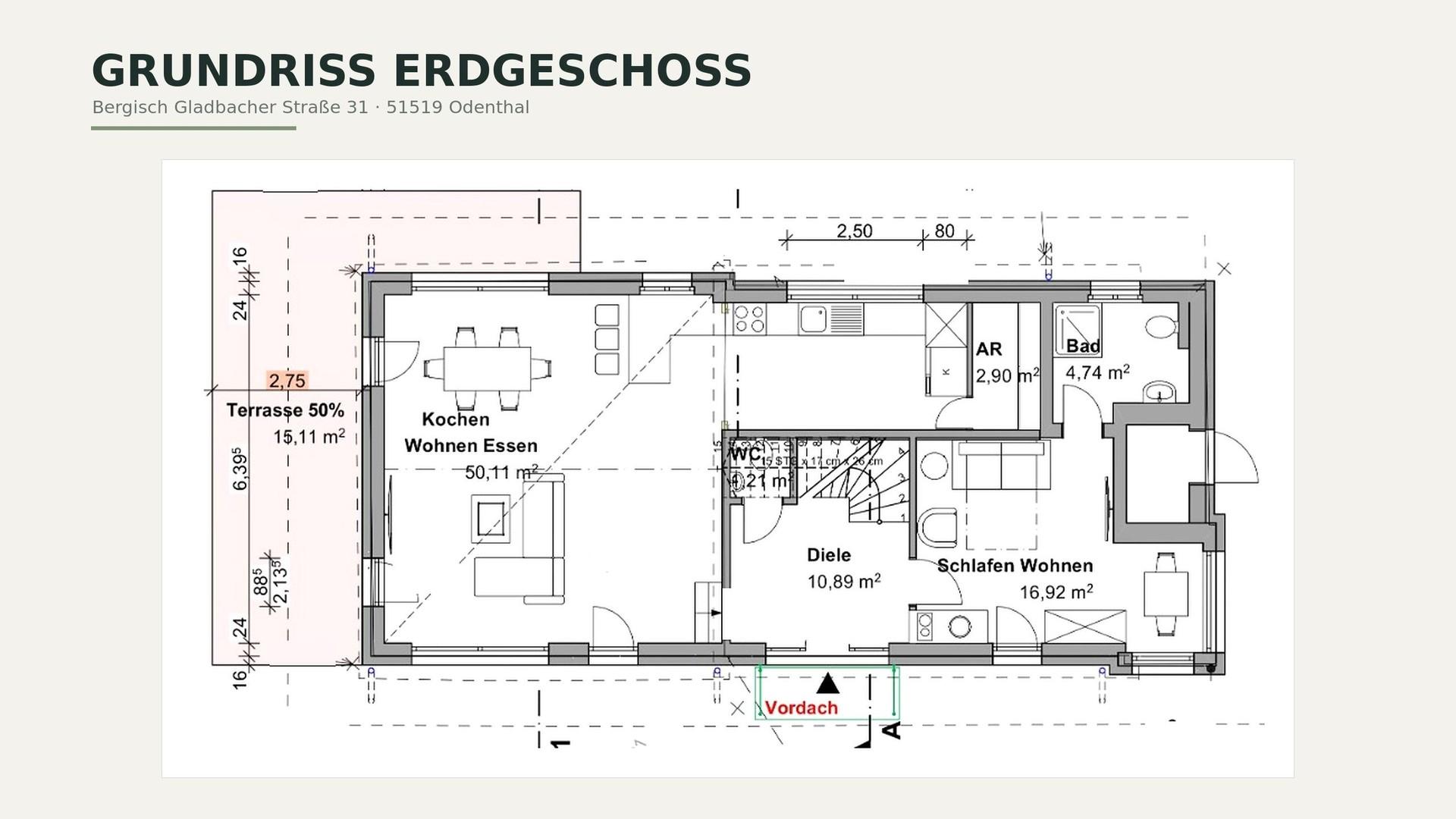 Grundriss Erdgeschoss