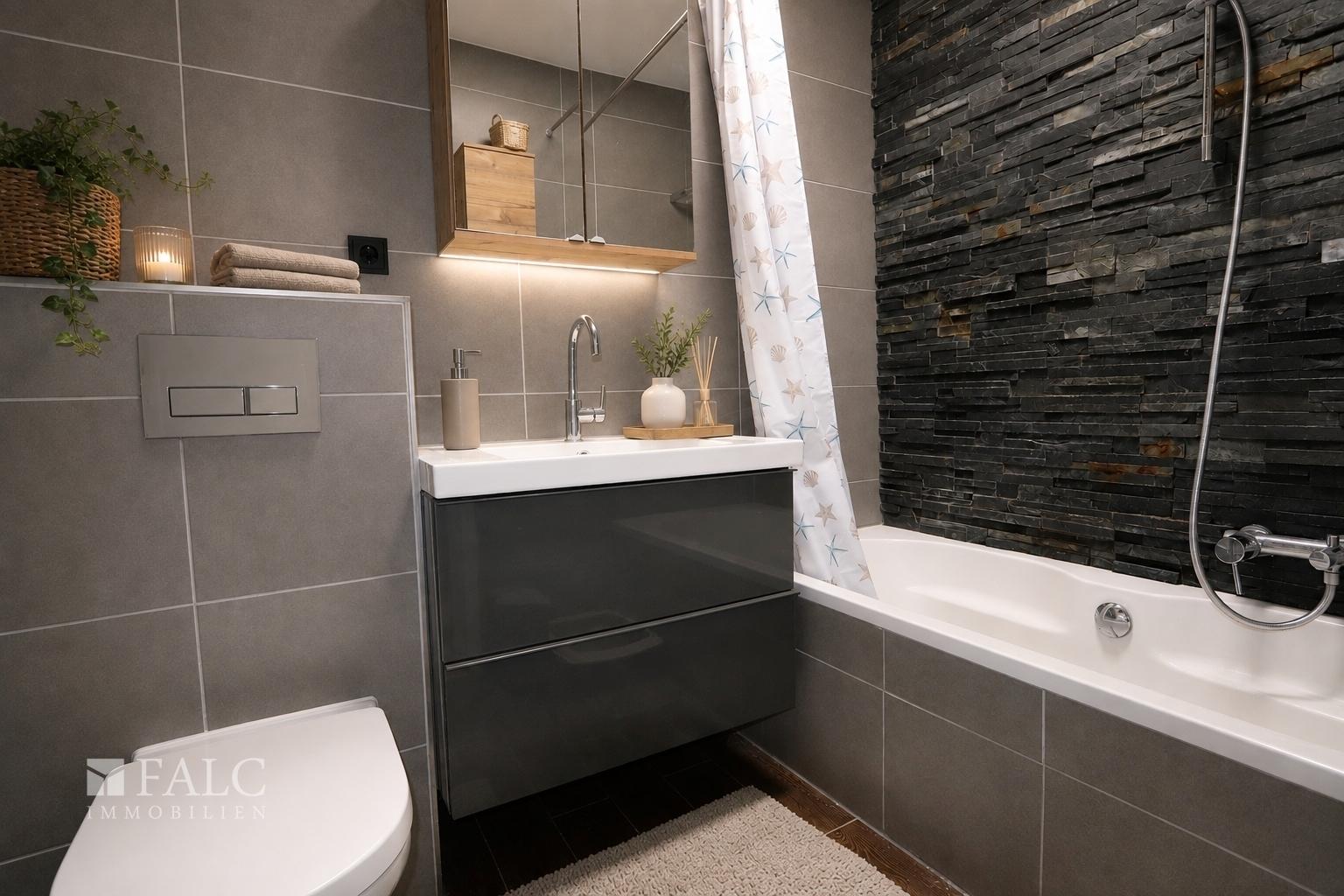 Duschbad Schlafzimmer