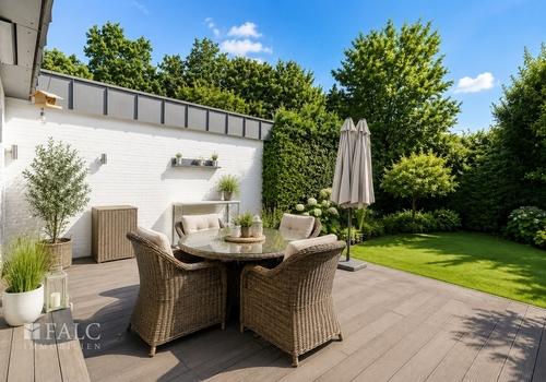 geschützte Terrasse