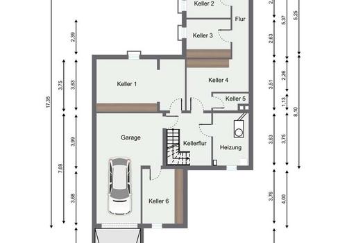 Grundriss Untergeschoss
