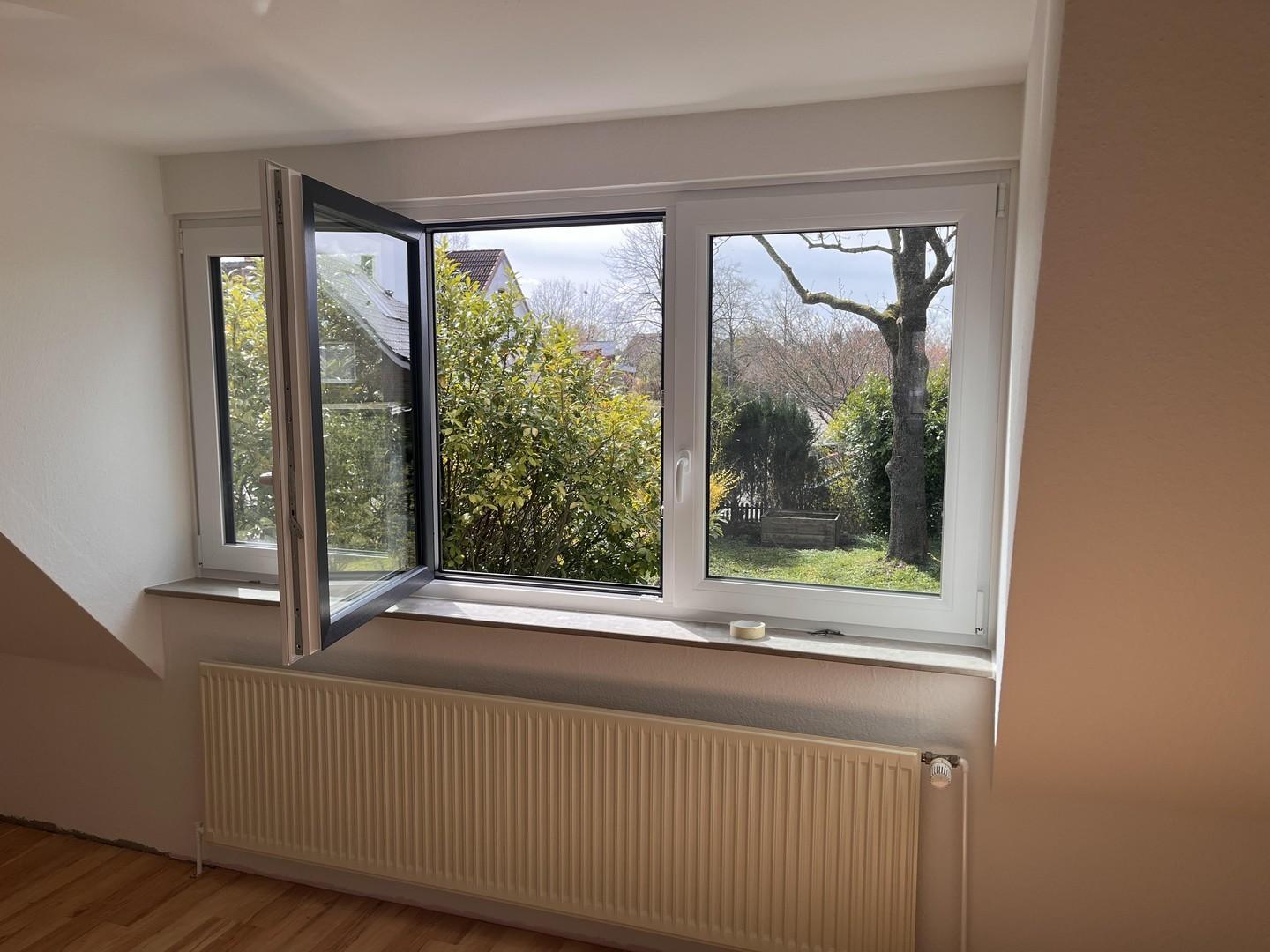 Blick aus 1. OG in den Garten