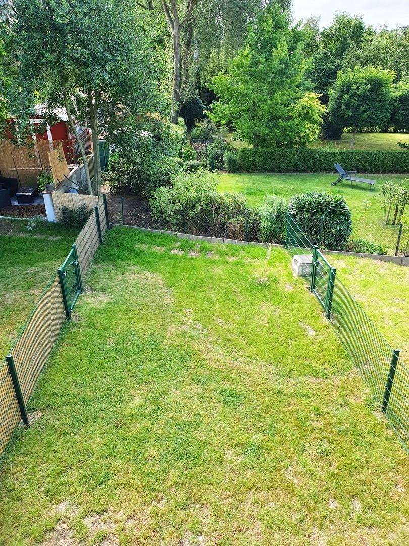 Gartenblick von oben