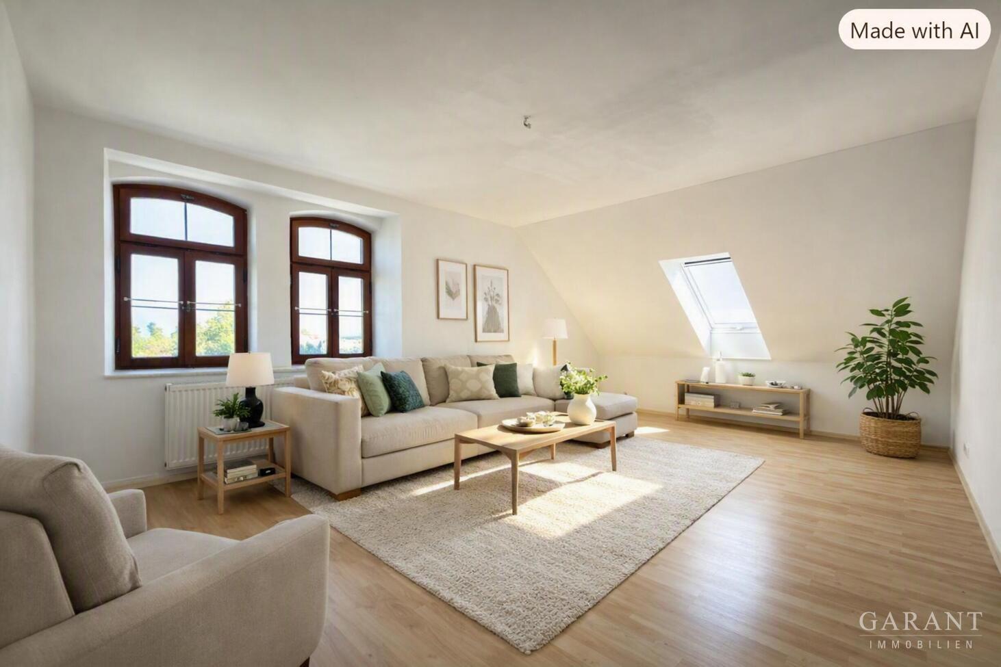 Einrichtungsbeispiel Wohnzimmer