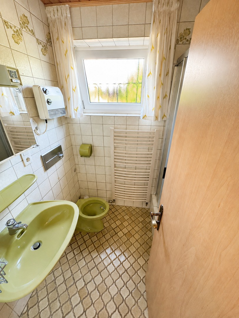 Gästetoilette m. Du. ca. 2,5m²