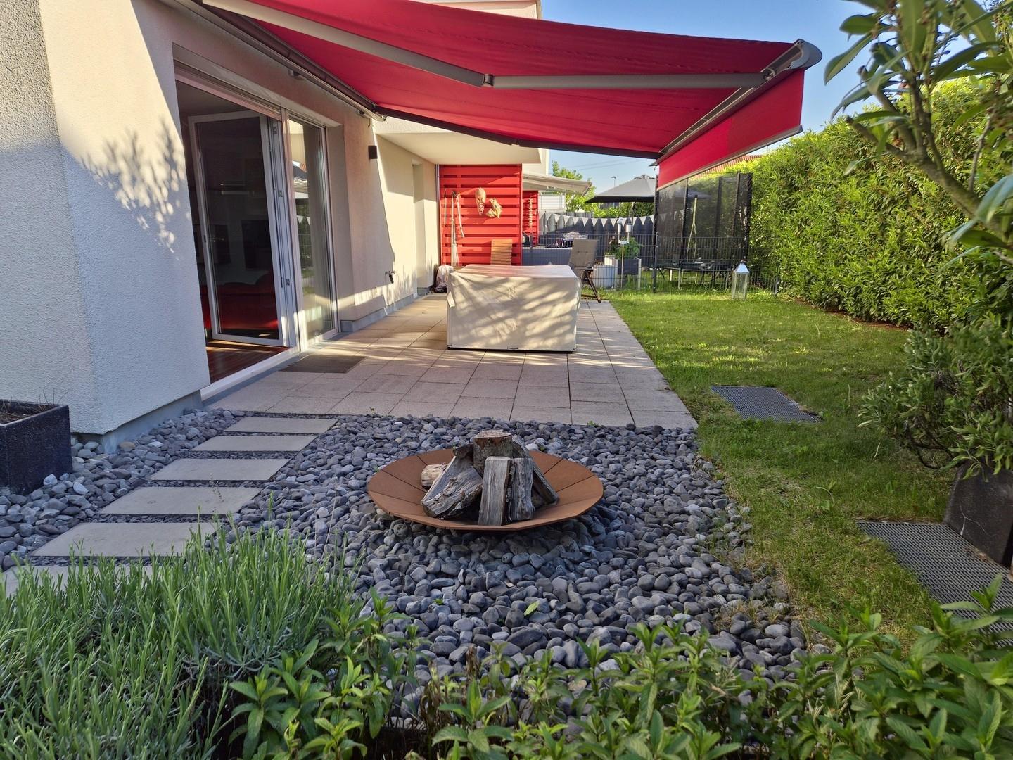 Terrasse und Garten