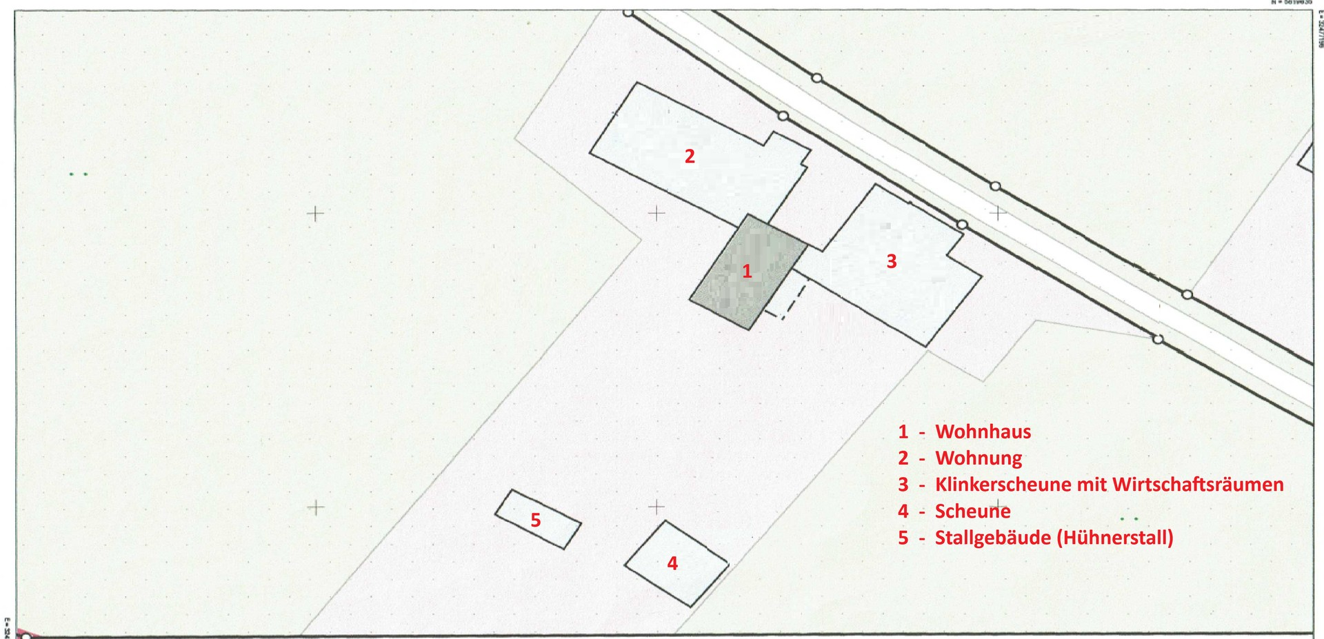 Lageplan 1:500