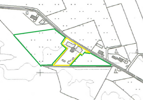 Lageplan 1:5000 inkl. Weiden