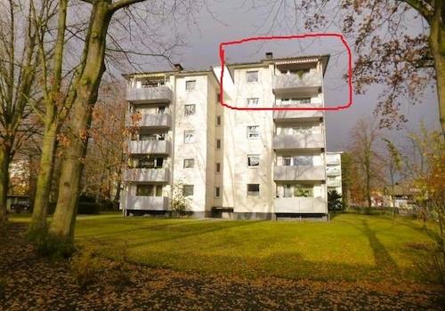 Gebäude - Wohnung markiert