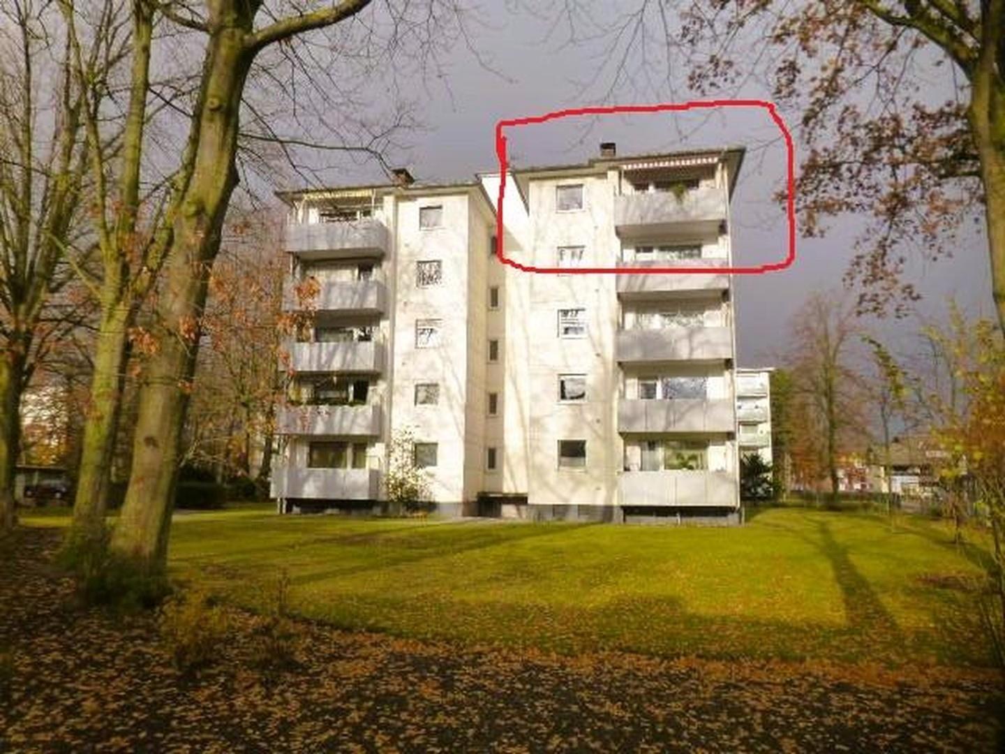 Gebäude - Wohnung markiert