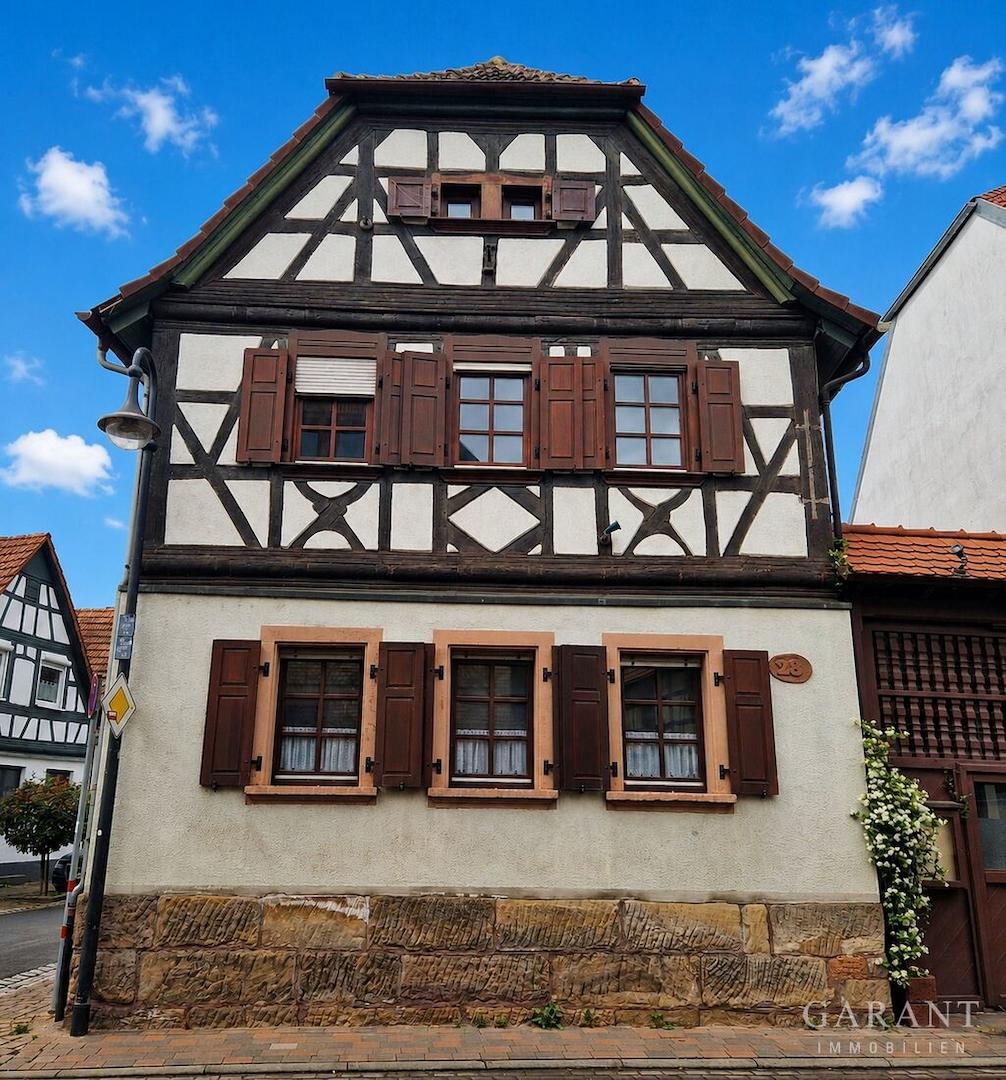 Vorderseite des Hauses