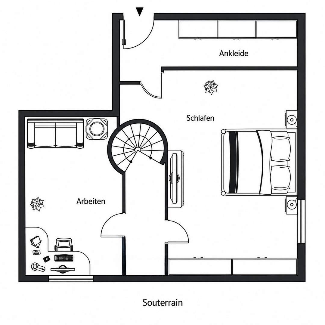 Grundriss Souterrain