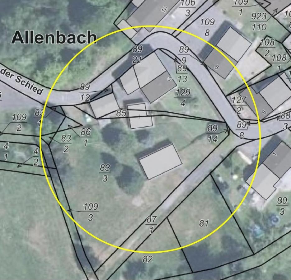 alte Parzellierung