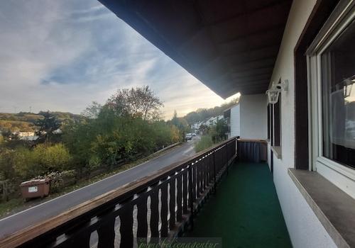 Blick vom Balkon