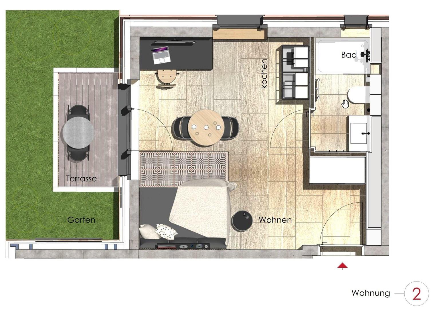 Grundriss WHG-2