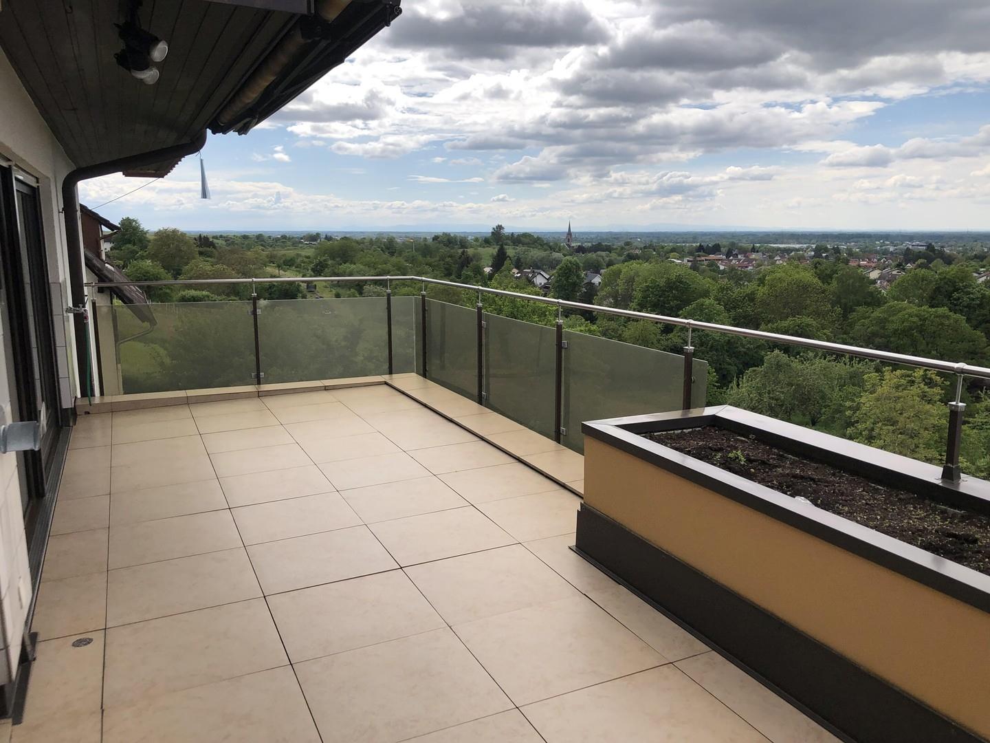 Grosser Balkon