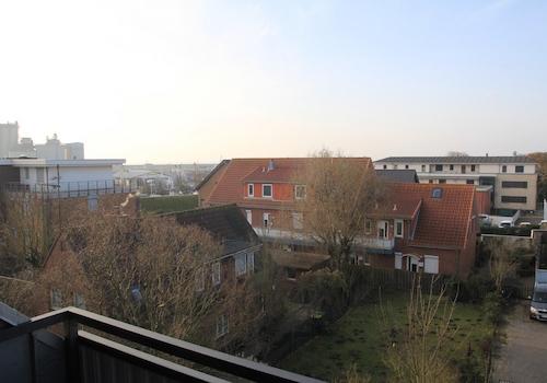 Blick in Richtung Deich