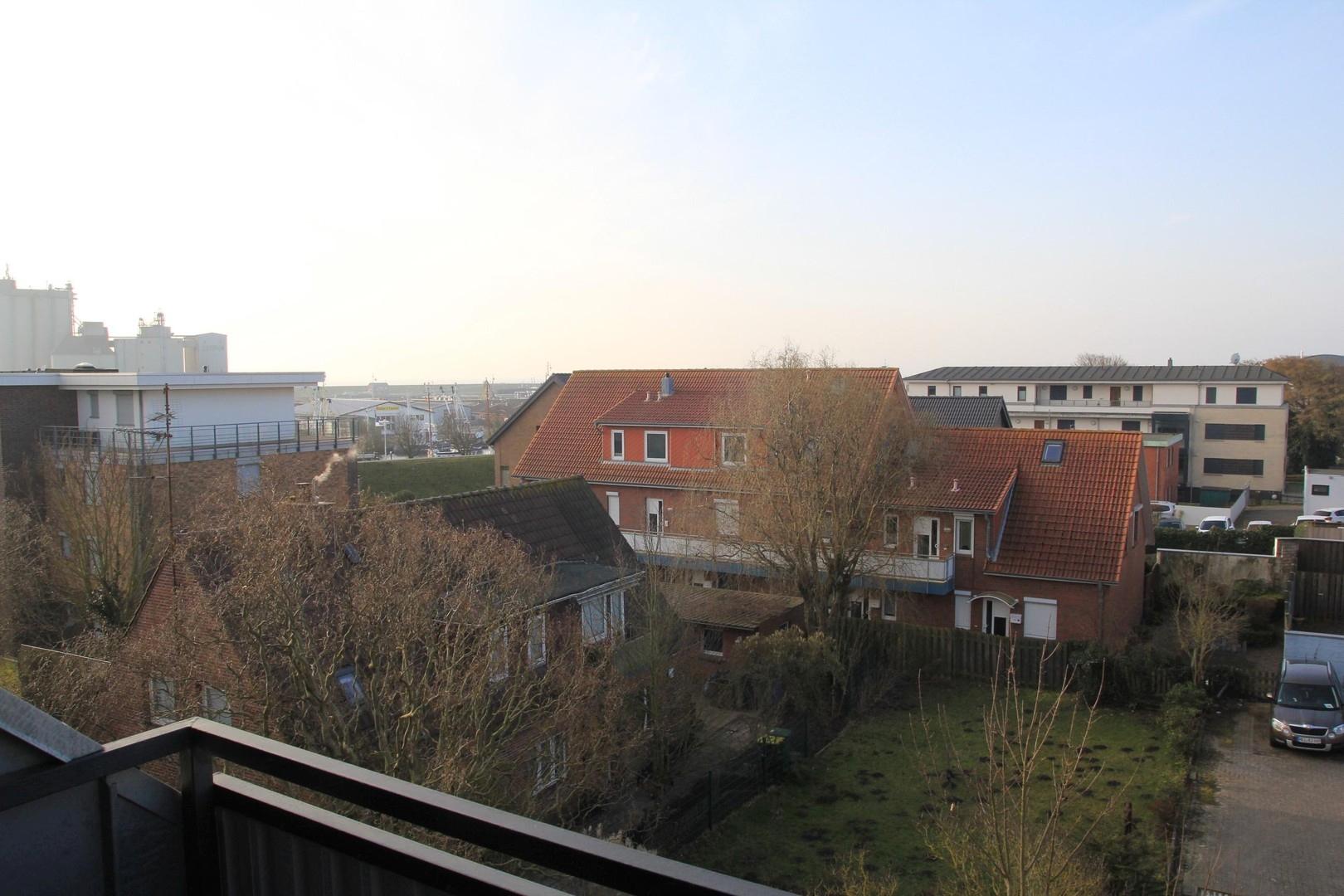 Blick in Richtung Deich