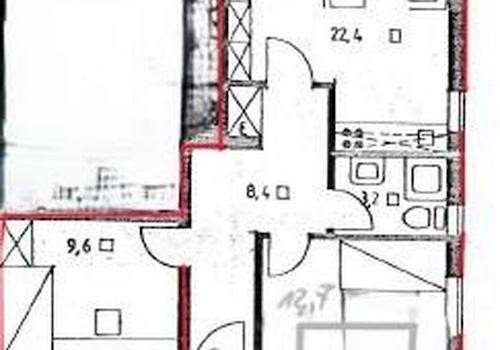 Grundriss der Wohnung