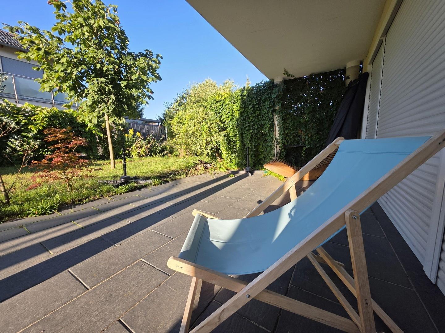 Terrasse am Schlafzimmmer
