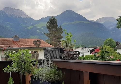 Blick vom Balkon